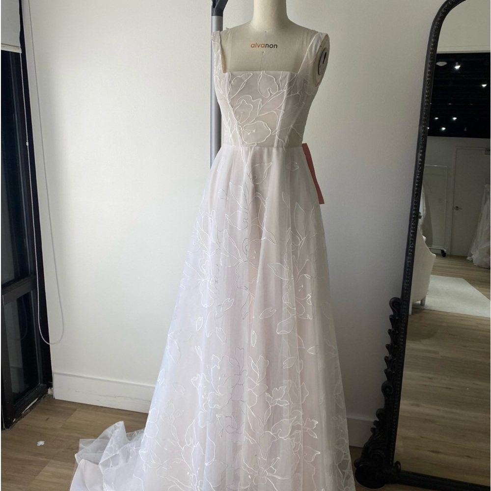 Wtoo White Floral Wedding Dress